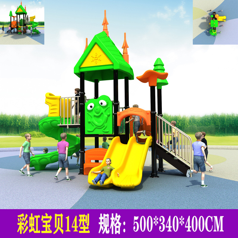 Deslizamiento infantil nuevo deslizamiento de jardín de infantes al aire libre comunidad parque de juegos al aire libre combinación deslizamiento
