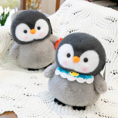 本物のペンギンドゥドゥぬいぐるみかわいい小さなペンギンロブスター人形なだめる布人形子供のためのギフト