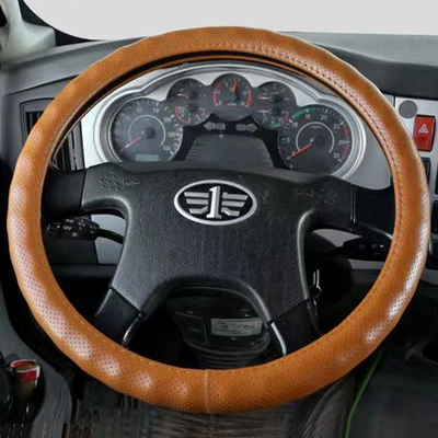 Steering wheel cover – cover four seasons universal car - bayan-yellow-punch-36cm