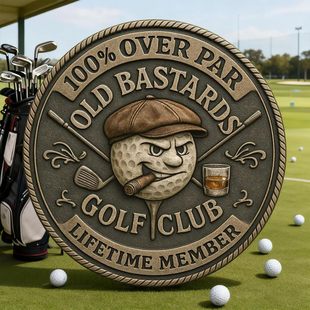 �͹ń��╳�N��Over Par Old  Bastards Golf Coin�ߠ�������Ӳ��