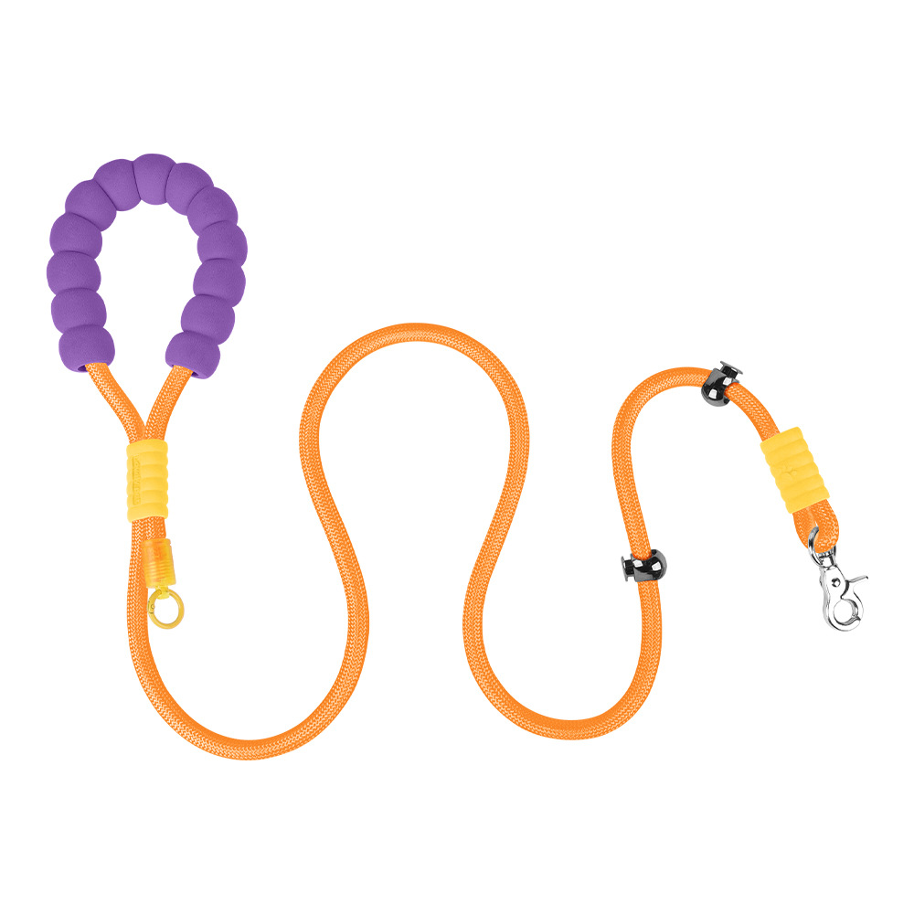 Cadena p cuerda p cuerda de tracción para perros caminando cadena pequeña y mediana gran entrenamiento de perros anti-explosión nudo de pelo dorado artículos para mascotas