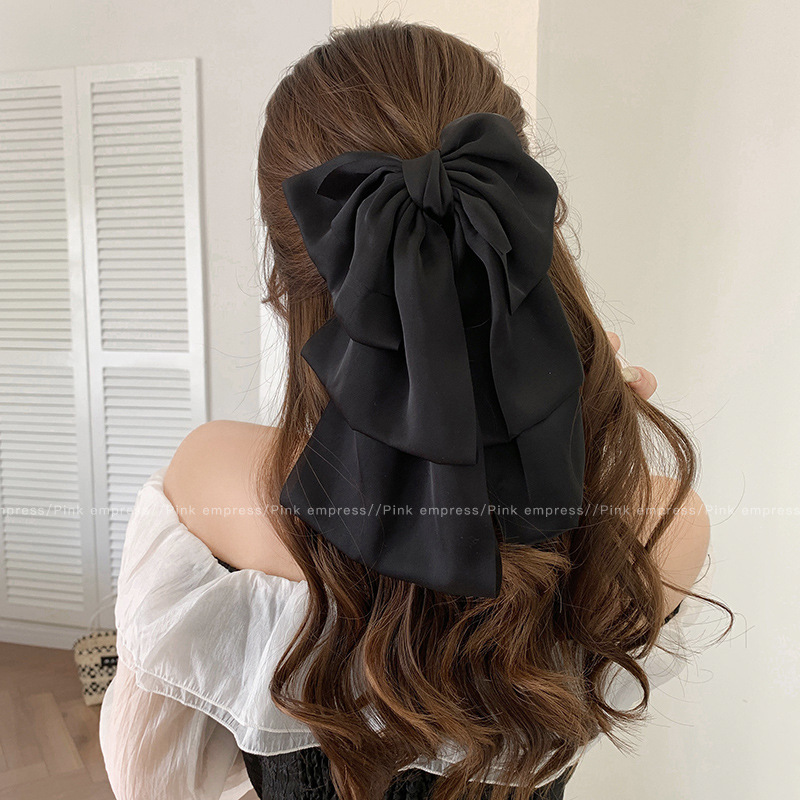 Otoño y invierno super fairy arco princesa cabeza agarrar clip de cabeza mujer detrás de la cabeza clip cuadrado muestra cara pequeña clip de pelo adornamiento de cabeza clip de pelo