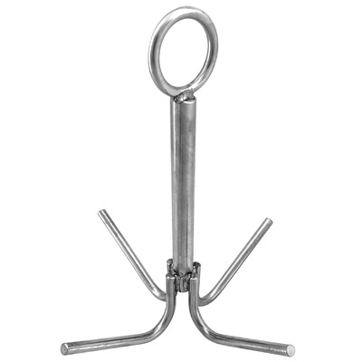 Aishuo/Isure из нержавеющей стали с четырьмя якорными якорными якорными якорями с четырьмя якорными лодками для аппаратных аксессуаров для аппаратных аксессуаров