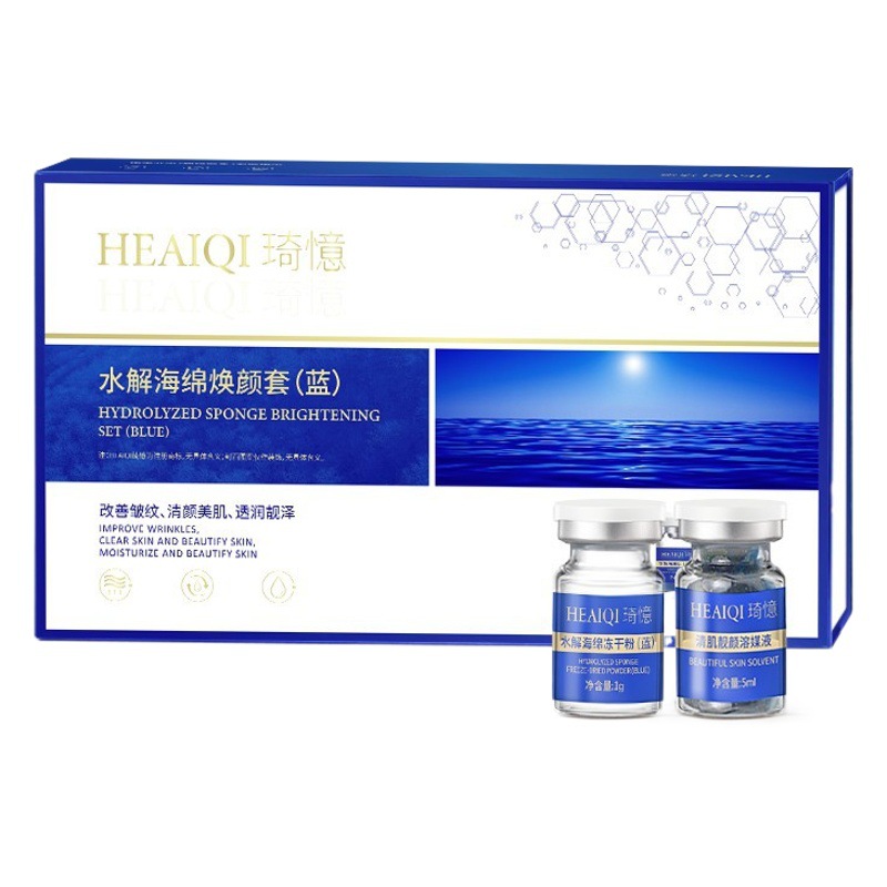 Blue Algae Sponge Micro-Needle Hospital-Grade Upgraded Version Small Green Film for Pore Cleaning, Closed Comedones, and Acne Treatment Sponge Micro-Needle