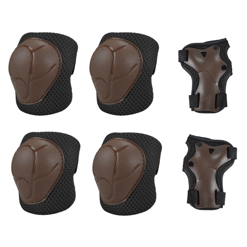 AIDY fuente fábrica de patinaje sobre ruedas para niños equipo de protección equilibrio scooter de coche patinaje deportivo equipo de protección mina traje de seis piezas