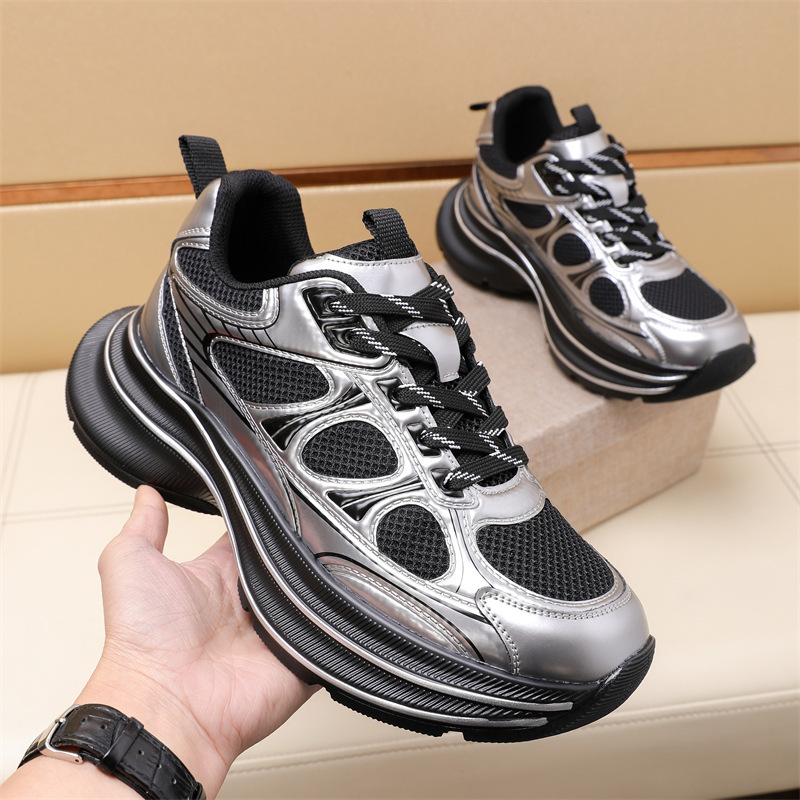 Mark Gucci Luxury Men's Shoes 2025 New Thick-Soled Dad Shoes Fashionable Breathable Mesh Shoes Men's Trendyy Casual Shoes Mark Gucci Luxury Men's Shoes 2025 New Thick-Soled Dad Shoes Fashionable Breathable Mesh Shoes Men's Trendyy Casual Shoes