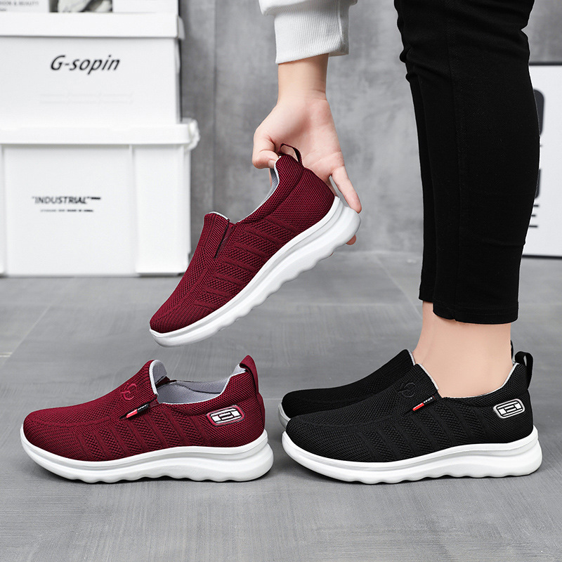 El Jin Seyuan| Zapatos de mujer, zapatos casuales transpirables, zapatos superficiales de un pie, zapatos ligeros y cómodos.