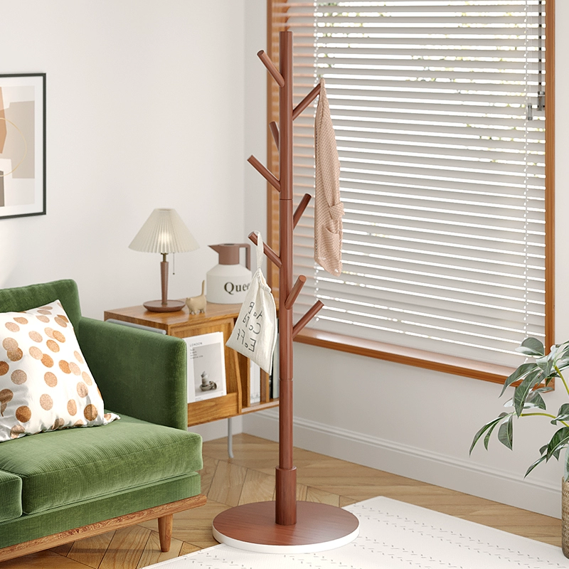 Гардеробная подставка для спальни напольные вешалки для спальни гостиная офис комната для кровати вертикальная без земли из массива дерева вешалка