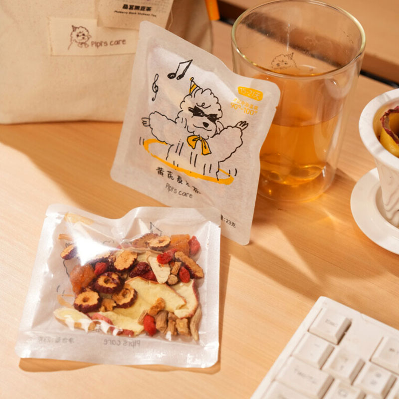 千里一杯同款棉纸花果茶包装袋