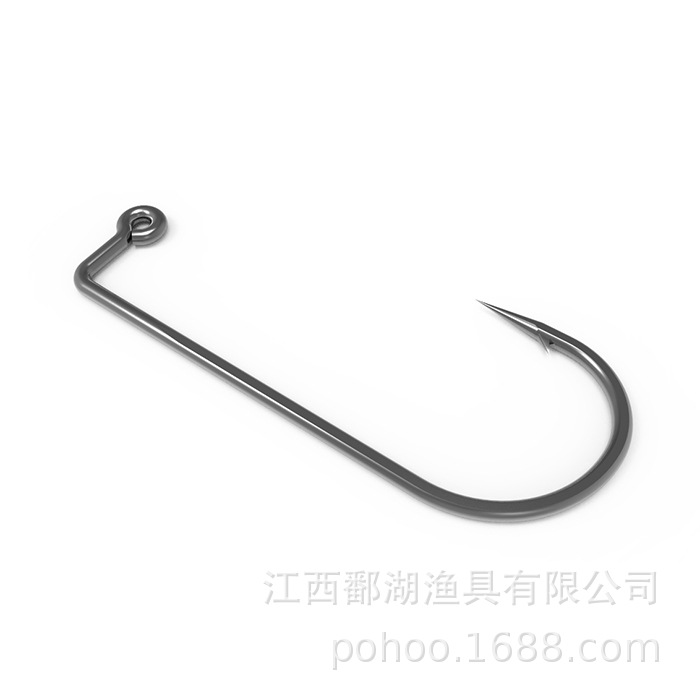 Pohu equipo de pesca gancho de pesca profesional producción de gancho de ángulo recto de plomo camino de pesca de pesca de Taiwán línea de pesca de pesca de doble línea