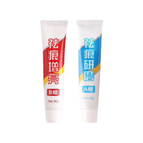Car scratch wax paint surface abrasive polishing wax repair depth decontamination polish white scratch fluid removal and maintenance