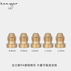 High pressure washer car wash water gun nozzle foam pot 0.8/0.9/1.0/1.1 copper spray core Taizhou pot accessories