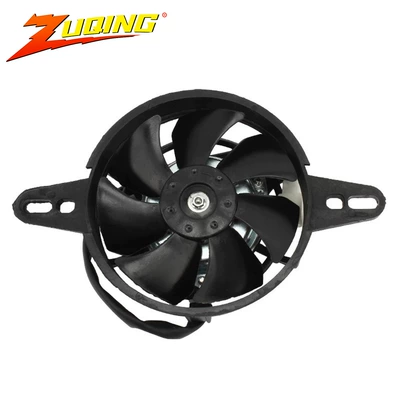 Motorcycle Cooling Fan Oil Cooler Electric Radiator Engine Radiator Suitable for Kart Off-Road Vehicle (Fan)