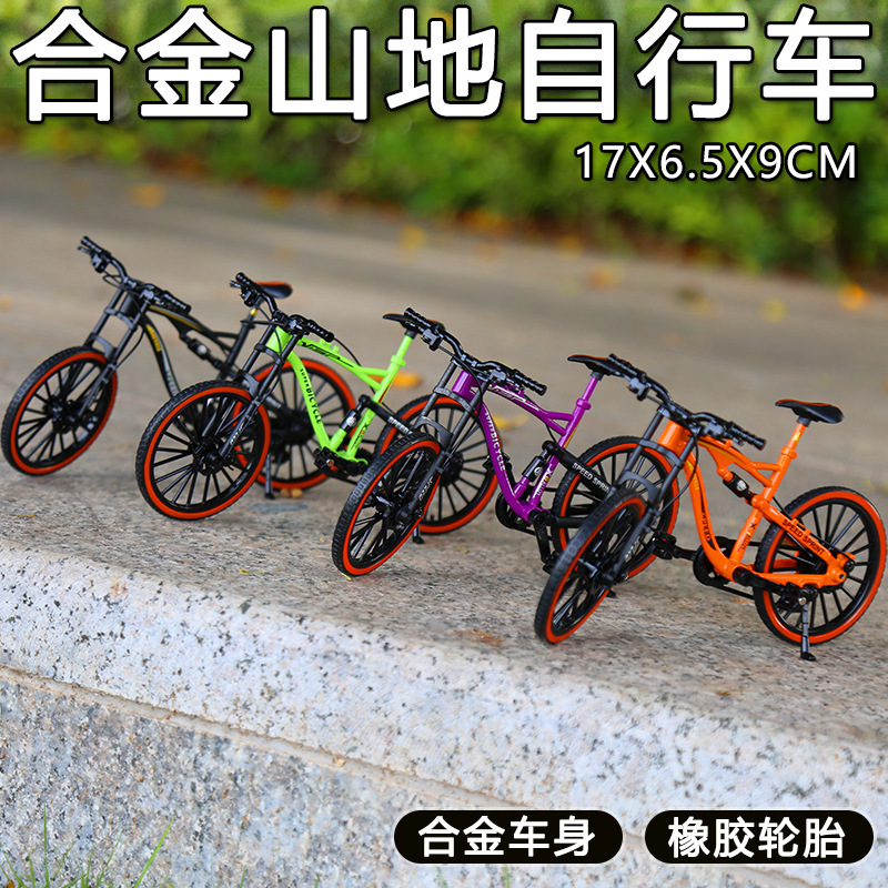 Alloy 1:10 Bicycle Model Boy Toy Racing Artificial Road Bicycle Man Collection Metal Ornaments New