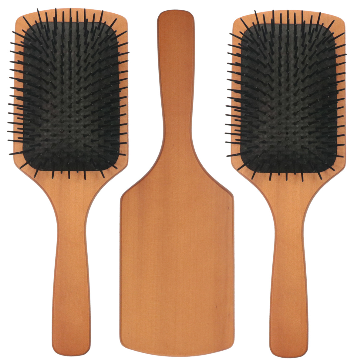 網(wǎng)紅氣墊按摩梳櫸木板梳長(zhǎng)發(fā)順發(fā)氣囊梳頭部經(jīng)絡(luò)梳發(fā)廊家用美發(fā)梳