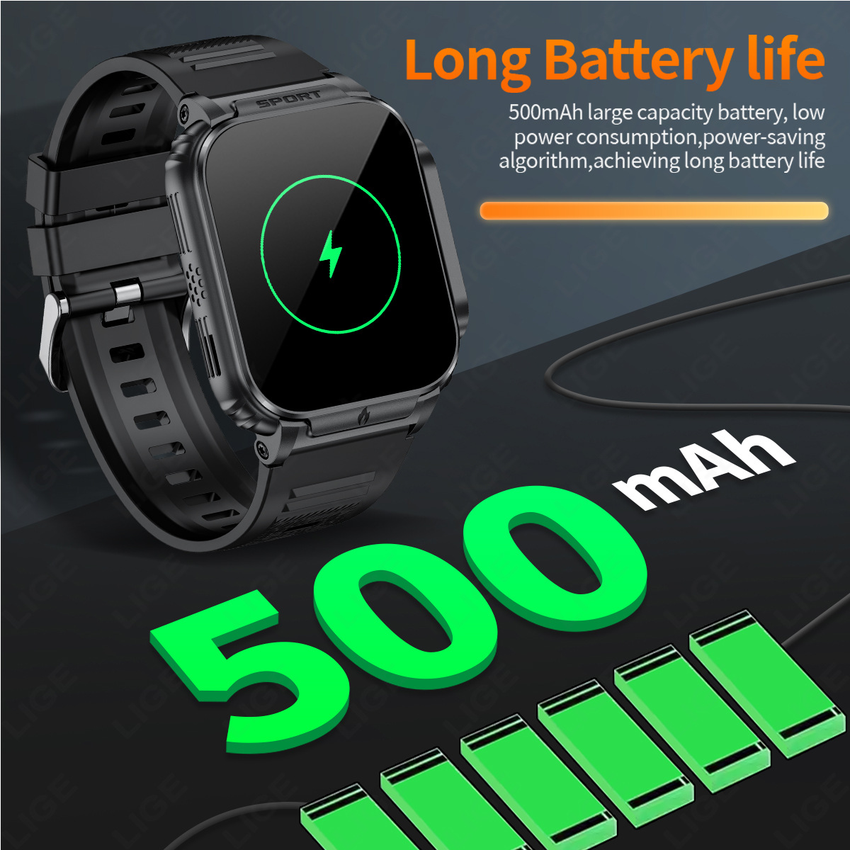 P60 Bluetooth-Telefon-Smartwatch, multifunktionale Gesundheitsüberwachung, Sport-Smartwatch_voghion.com