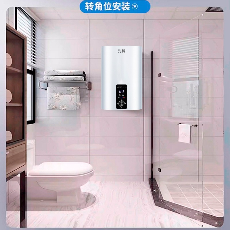 Calentador de agua vertical barril plano doméstico 40 litros de calor rápido ahorro de espacio exportación de comercio exterior al por mayor fábrica