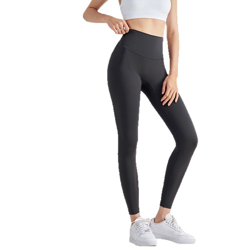 Nuevos pantalones de yoga al aire libre fitness pantalones al aire libre de las mujeres cintura alta cadera levantamiento vientre contracción tiburón pantalones de fondo alto elástico apretado Pantalones