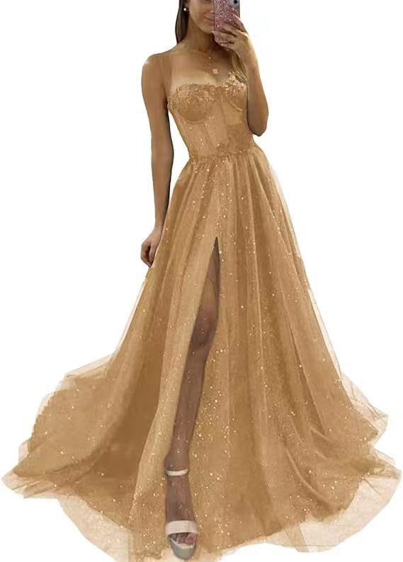 Europa y los EE.UU. lanza nuevo vestido de noche Aliexpress Amazon nuevo vestido de fiesta elegante de carácter largo image 13