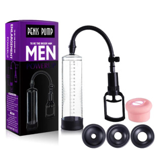 Pull rod negative pressure vacuum air pump booster male penis trainer Bo trainer aircraft Cup foreign trade supply