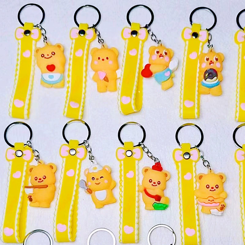 Силиконовая большая мультяшная кукла PVC, брелок, игрушка, подарок на день рождения, оптовая продажа