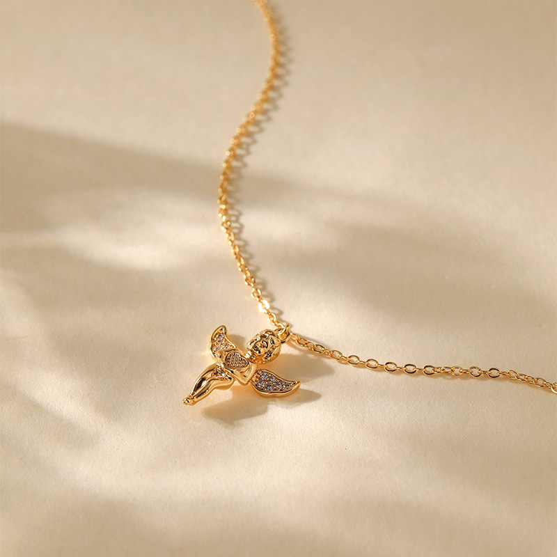 8g Weight 18K Gold Plated Plating Material Copper Pendant Material Zircon Inlay Material Pendant Necklace Classification Copper Chain Material cable chain Chain Type 1 Piece Quantity Daily Occasion Copper Material Heart Shape, Flower, Bow Knot Pattern Women's Gender Inlay Design Sweet Style Copper 18K Gold Plated Inlay Heart Shape Flower Bow Knot Zircon Pendant Necklace 48