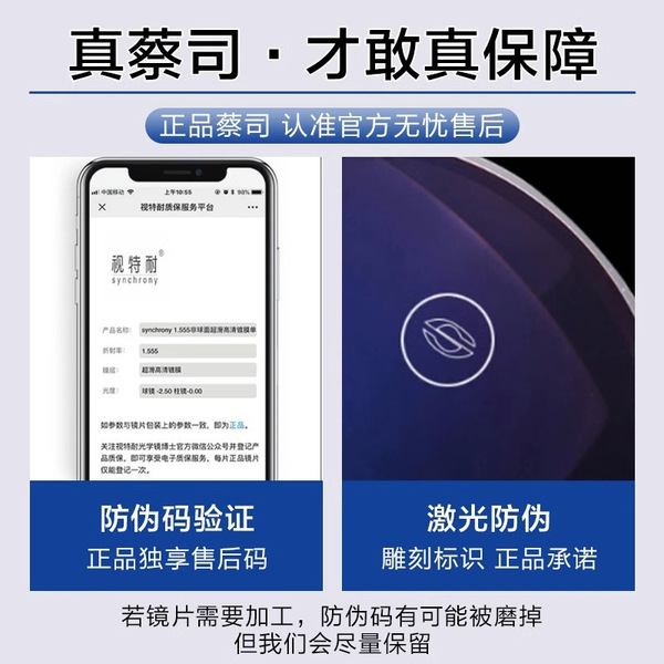 Zeiss lenses Visit and anti -Blu -ray Danyang with glasses 1.67…