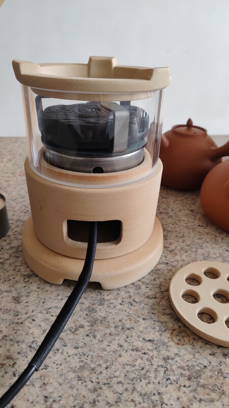 Tea Brewing Stove, Fire Viewing Stove, Tea Room Courtyard, Outdoor Household Desktop Tea Brewing Stove, Fire Heating Stove, Ceramic Carbon Stove