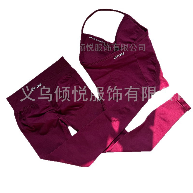 DFYNE nuevo invierno Navidad serie de color berry completo pantalones cortos pantalones largos cuello cuadrado cuello v manga corta mujer image 6