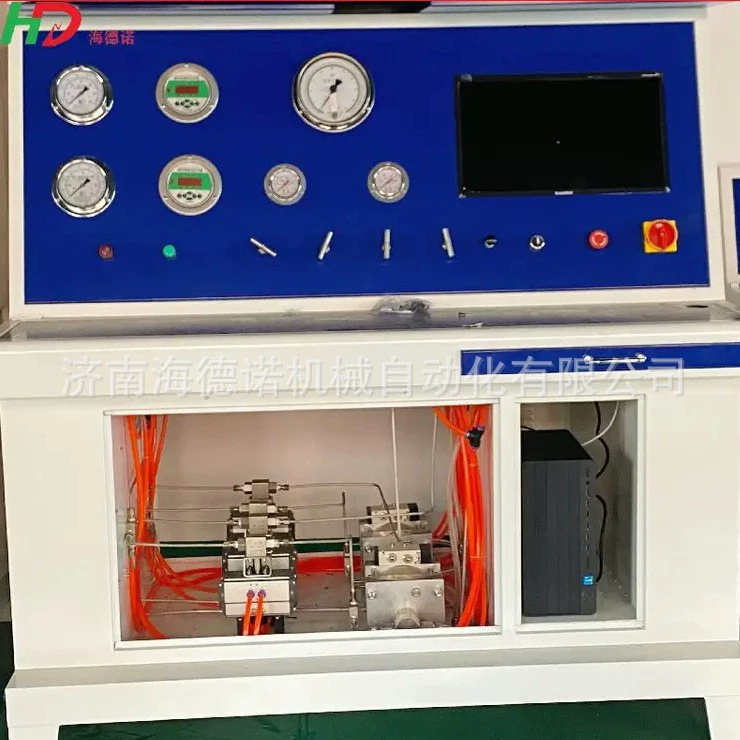 Испытательная линия оборудования для газовых баллонов, установленная на транспортном средстве, метод испытания, гидравлическая испытательная машина, производитель haidno