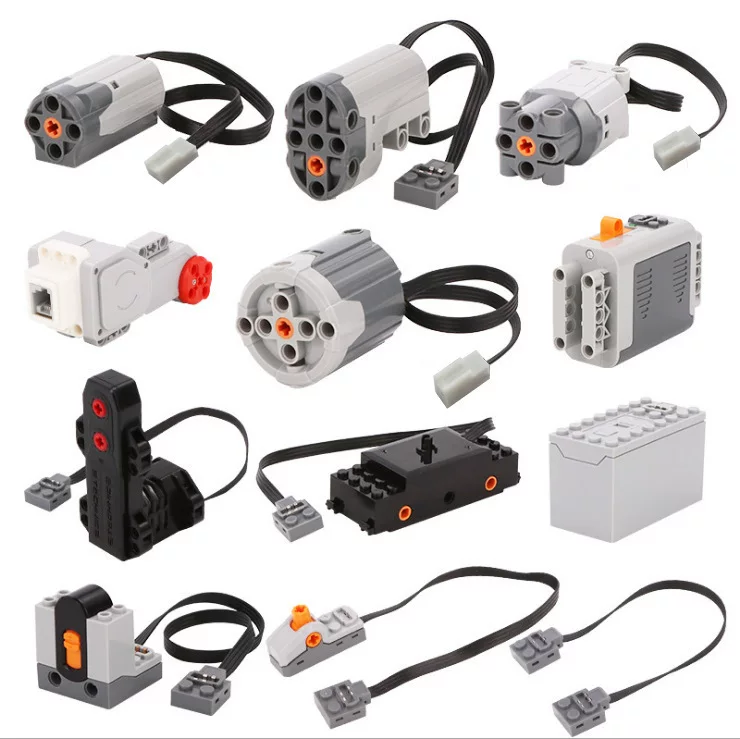 Lego, constructor, toy, engine, mechanical modified monster, servo, lithium battery