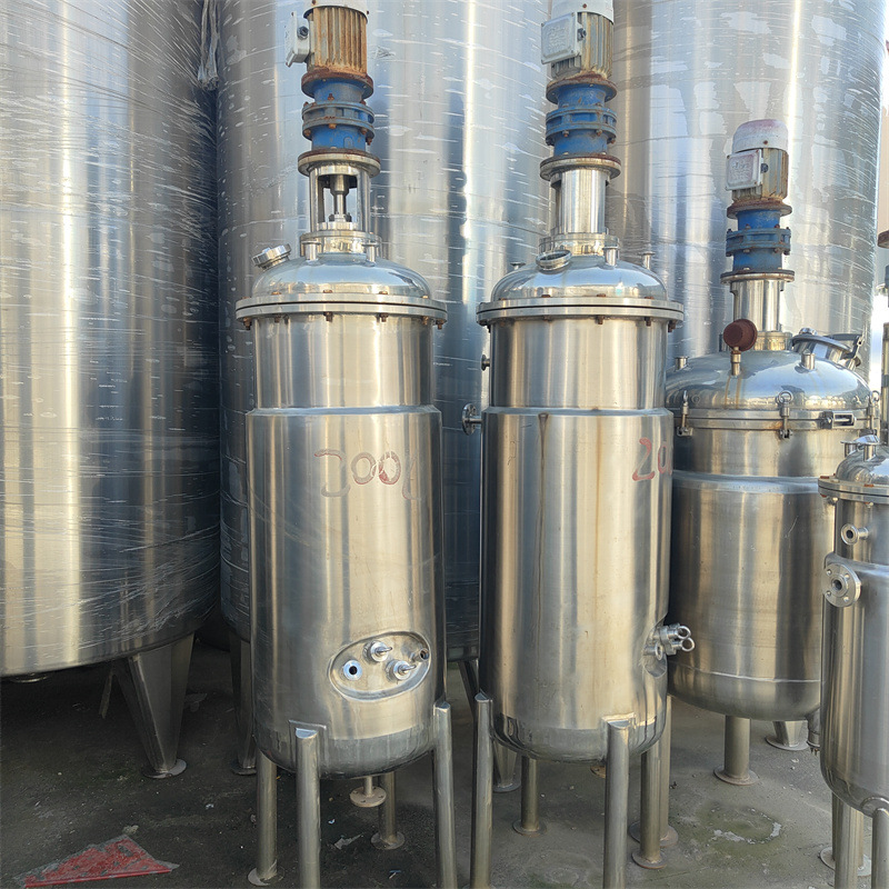 处理二手不锈钢发酵罐  化工真空发酵设备 不锈钢双层立式密封罐