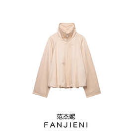 ZR外贸批发 欧美风女装 百搭宽松飞行员立领夹克外套 3918241 942