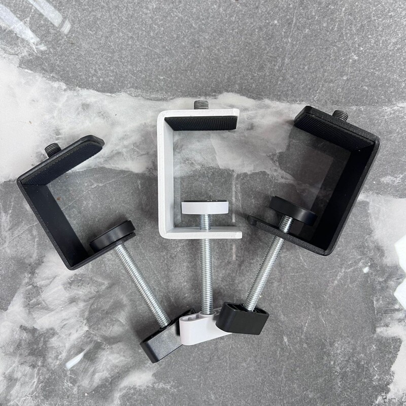 Desktop Hardware I-Shaped Lamp Holder Metal Cantilever Bracket Clamp Fixed Base Support Frame Accessories