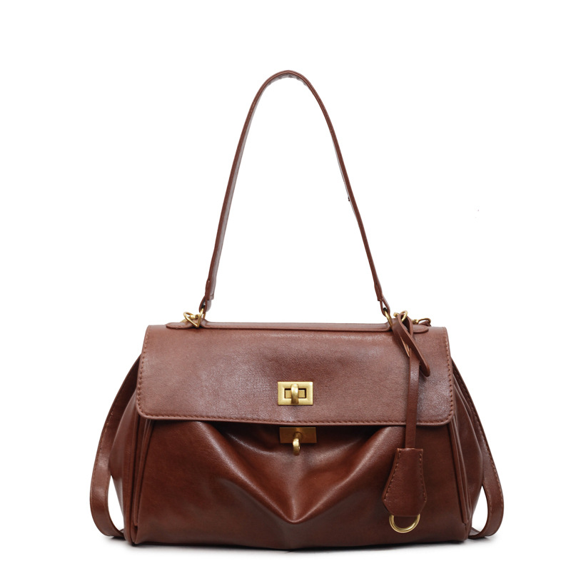 Bolso, bolso de hombro de alta calidad, bolso de hombro de gran capacidad, bolso de transporte de trabajo casual.