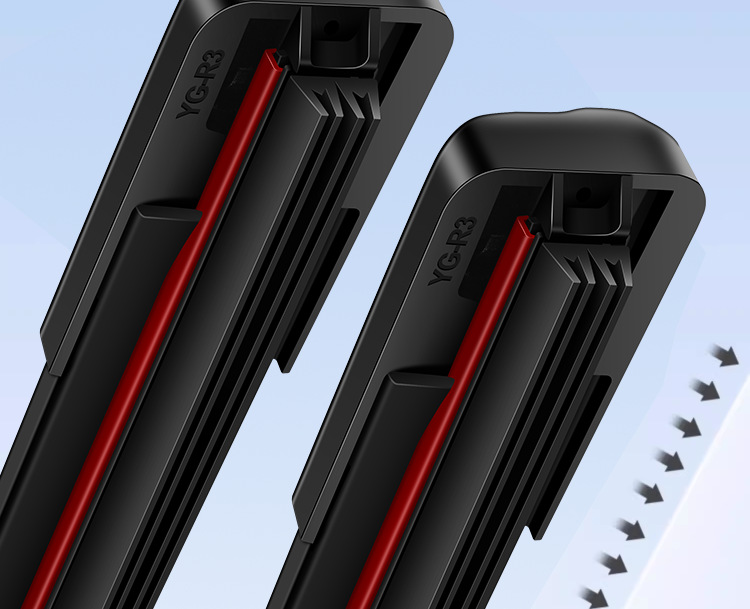 Suitable for Four-Layer Rubber Strip Car Wipers, Original Boneless Universal Car Dual Rubber Strip Original Special Wipers