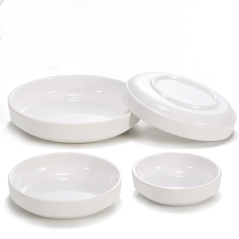Боковая тарелка (Bantamine) имитационная porcelain круглая 8.9 см — маленькая тарелка для соусов и приправ