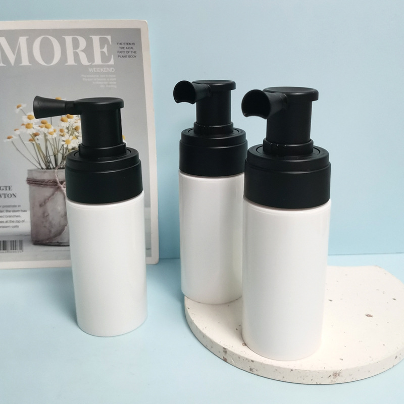 厂家110ml白色干粉喷雾瓶 塑料金银散粉爽身粉喷粉瓶化妆品包材