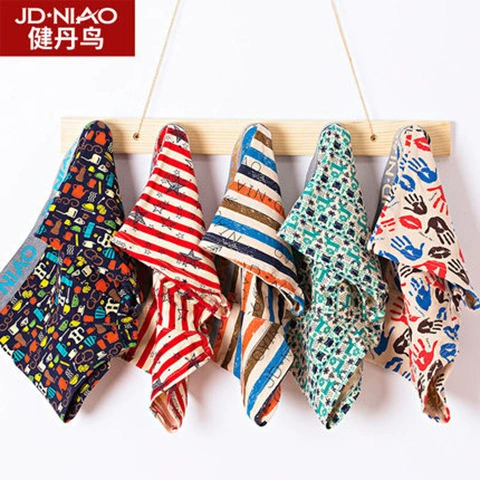 Jiandan птица мужское нижнее белье мужское хлопковое боксовое брюки дышащий принт летом