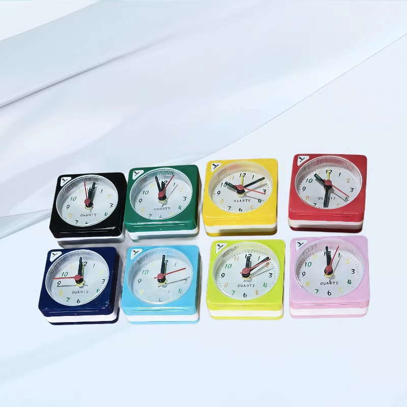 Factory Direct Sales Travel Student Mini Alarm Clock Bedside Silent Clock Ringing Personalized Clock Pocket Clock