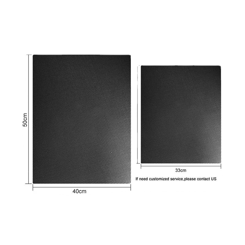 Suministro directo de fábrica papel de aceite de alta temperatura estera de la barbacoa estera de microondas placa de cocción de teflón papel de hornear resistente a altas temperaturas