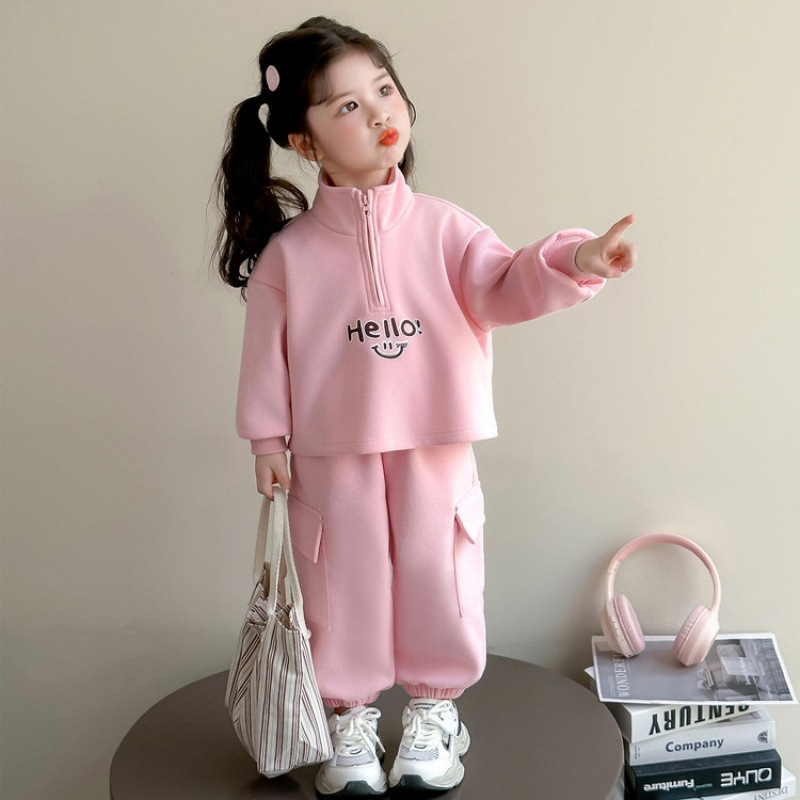 儿童服装工装套装2025新款女童超好看秋季小女孩衣服宝宝潮酷|undefined