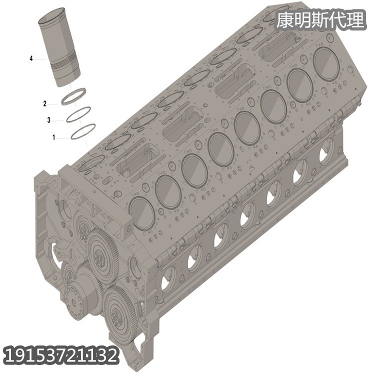 工程机械零部件衬垫套件4089143 CYLINDER LINER KIT