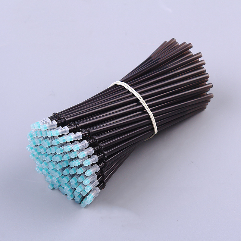 學生考試可擦筆芯全針管子彈頭0.5mm可擦筆替芯晶藍碳黑廠家批發