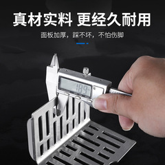 304 stainless steel wall-mounted floor drain stainless steel thickened hotel bathroom factory side discharge L-shaped floor drain right-angle floor drain