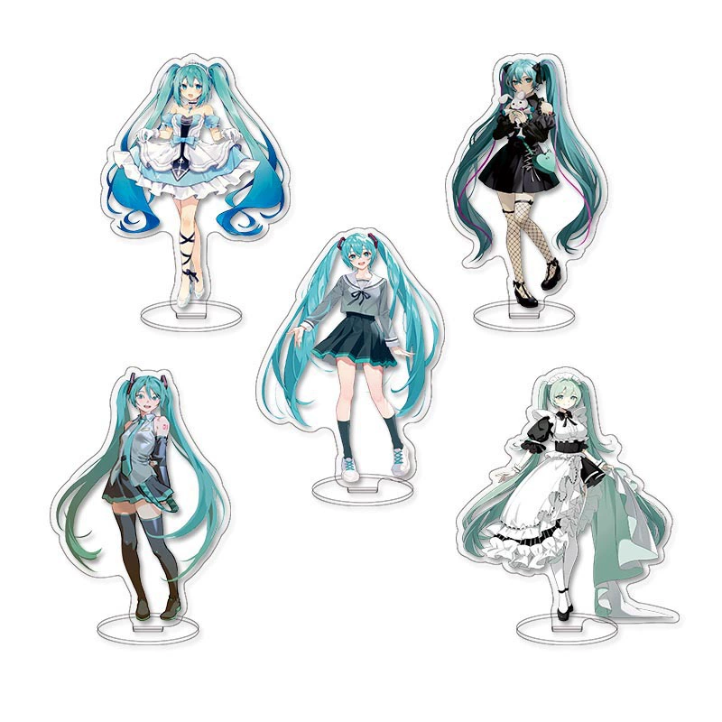 Акриловая фигурка Hatsune Miku Miku Snow, 15 см, HD-печать, подарок на день рождения