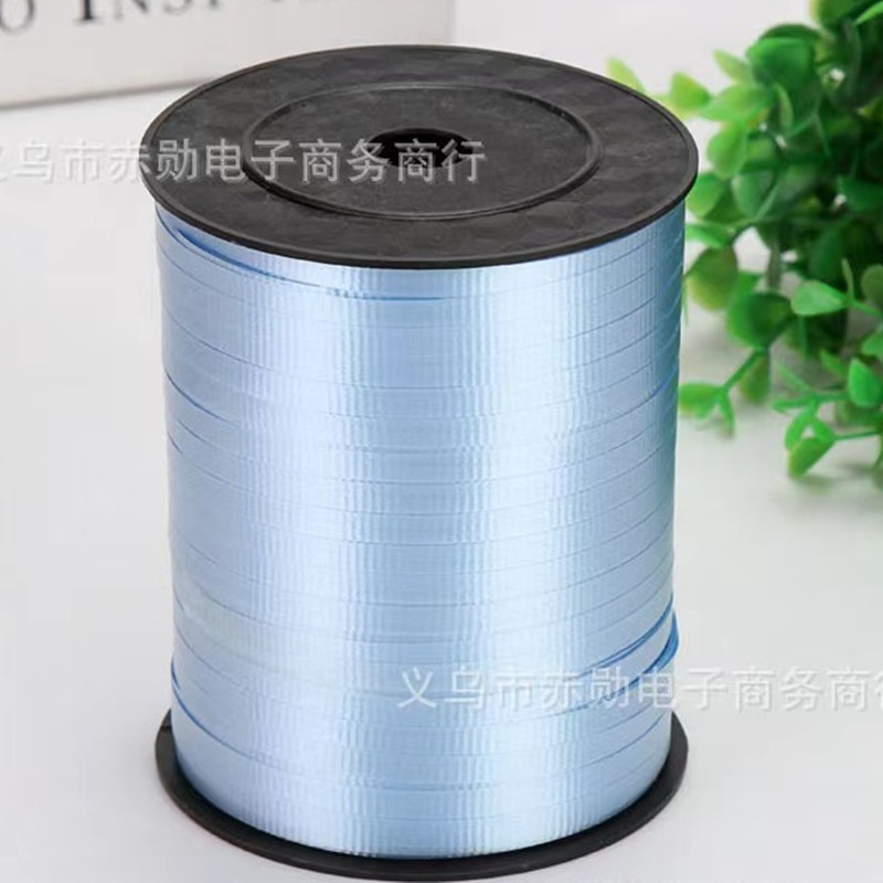 Venta al por mayor 250 tamaño llano globo cinta cumpleaños bandera tirar cuerda caja de regalo embalaje correa de plástico cuerda