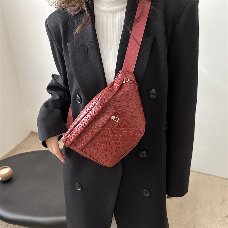 Bolso casual de color sólido popular de este año 2024 invierno nuevo estilo salvaje