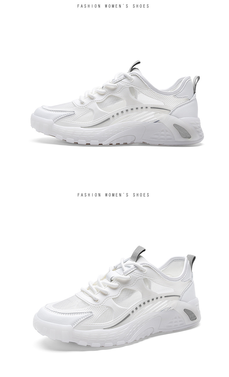 Giày sneaker nữ chạy bộ mesh thoáng mũi kín đế mềm mùa hè 2025 — DH 58212 màu xanh lá cây, DH 58219 Trắng, DH 58336m màu, DH 58278-1 màu xám chi tiết 20