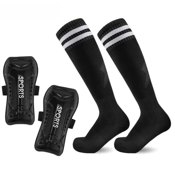 Amazon Football Leggings Strap Soccer Shin Guards Cross-border Foreign Trade Over-the-knee Soccer Socks